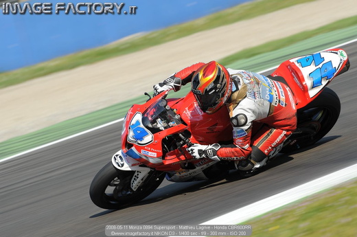 2008-05-11 Monza 0894 Supersport - Matthieu Lagrive - Honda CBR600RR